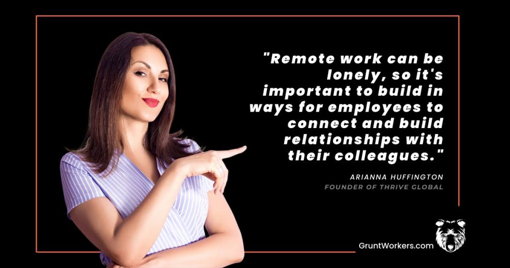 It's important to build in ways for employees to connect quote inside image